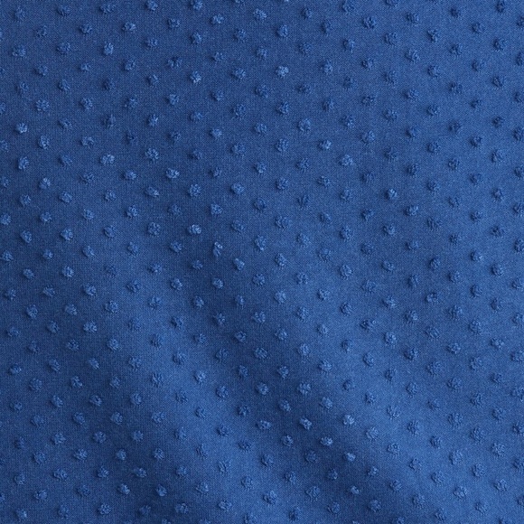 Lilly Pulitzer Pheby Blue Flocked Dot Ruffle Long Sleeve Sheath Dress Sz XS - Picture 6 of 14